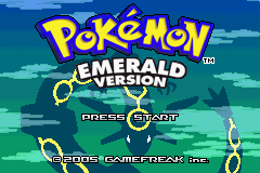 Pokemon Dark Emerald Title Screen